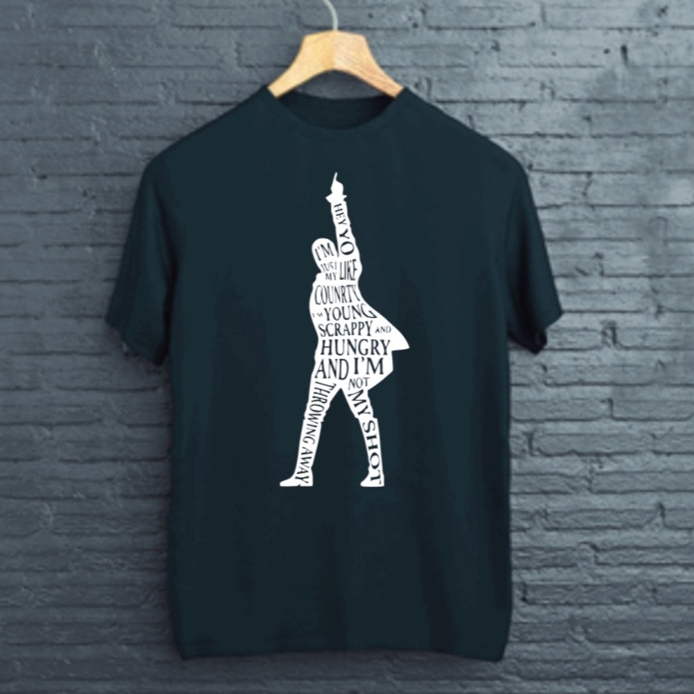 Alexander Hamilton lyrics tshirt